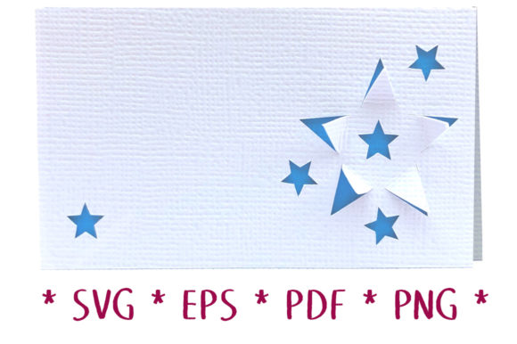 3D Star Place Card: A 3D SVG Shapes Asset