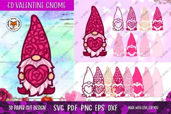 3D SVG Gnome: Elevate Shapes & Branding