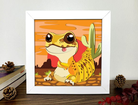 Chameleon Shadow Box 3D SVG Review
