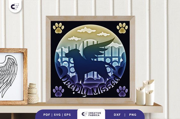Pet with Wings 3D SVG for Local Business Branding