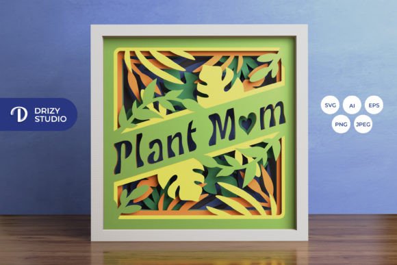 Plant Mom 3D Shadow Box: A 3D SVG Review