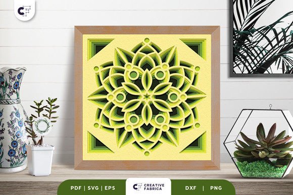 Reviewing Floral Geometric 3D SVG Ornaments