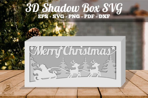 Reviewing the Christmas Night Scene 3D Shadow Box SVG